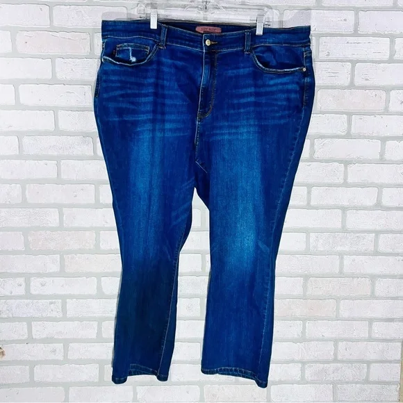 Judy Blue Skinny Fit  Dark Wash Capri Jeans Size 24W - Picture 4 of 9